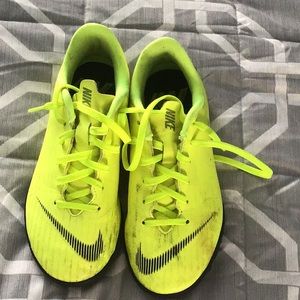 Little Boy Neon Yellow Turf Shoes